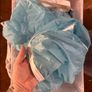 Large Sheer Draping & Blue/White Airscape Fabric Lot Image 4