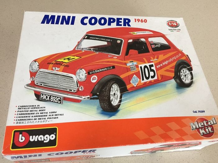 Mini Cooper S Rally Montecarlo New Burago