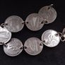 Ireland  "  Silver ?  "  Farthings Bracelet Image 6