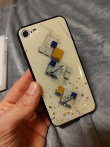 XDesign iPhone 7 Protective CASE (squares, diamonds, sparkling)