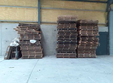 Wooden pallets