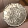 1948 Half Crown UNC/MS Luster.Really nice coin. Image 3