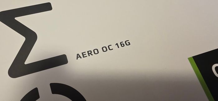 Gigabyte aero 16gb rtx5060ti 16gb new