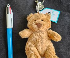 Jellycat Bartholomew Bear Bag Charm