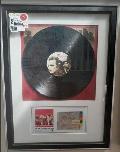 U2 Cbs Ireland Pressing Framed