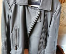 Calvin Klein Leather Jacket UK 10