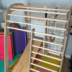 Premium Wooden Indoor Kids Gym/Climbing Frame