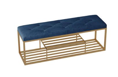 BRAND NEW Furniture Low Stool Hallway Bedroom Shoe Stools Blue
