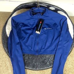 Monterrain Radiant Seamless Crop Long Sleeve Zip Up Medium Large