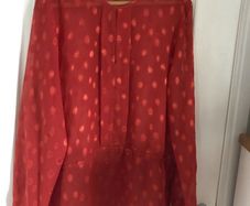 HM Ladies burnt orange blouse size 12