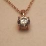 Sterling Silver Swarovski Zirconia Pendant & Chain Image 8
