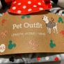 Pet Christmas Outfit Size M/l Image 2