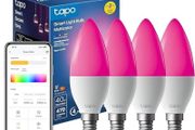 Alexa Light Bulbs, E14, LED Light Bulb, 470 Max Lumens, Dimmable, Colour Changing Light Bulb, Auto Biorhythm,Music Sync,Voice/APP Control,Schedule &amp; Timer