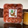 Vintage 1970s Chicken Tile on Bamboo Deviled Eggs Platter or storage Image 6