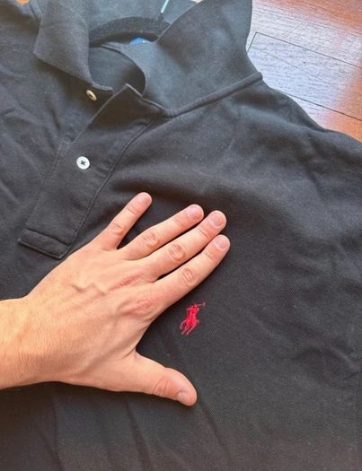 Polo Ralph Lauren Classic Men's Black Polo 3XL