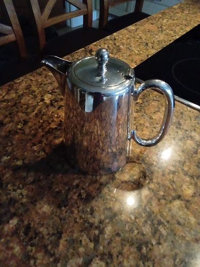 Silver Plated Tea-Coffee Pot, Milk & Sugar Jug.