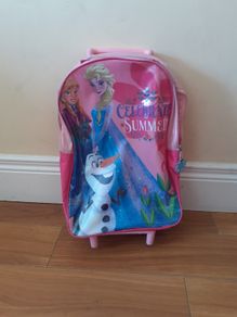 Frozen children's wheelie school bag