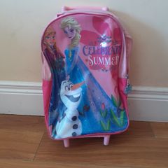 Frozen children's wheelie school bag