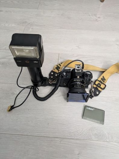 Nikon EM 35mm Film Camera + Series E 50mm f/1.8 Lens