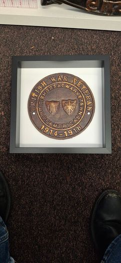 World war 1 plaque