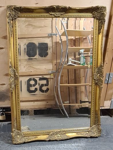 Classic Ornate Gold Wall Mirror (Baroque Style)