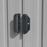Garden Shed 257x580x181 cm Metal Grey Image 3