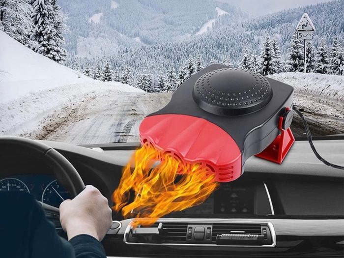 Car Heater Defroster, Portable Heater Anti-Fog 150W 12V Plug in Cigarette Lighter Defroster 2 in 1 Heating/Demister Defroster Electric Vehicle Heater (FREE SHIPPING)