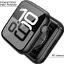2 Pack Hard Protective Case Screen Protector Compatible with Apple Watch Series 11 Series 10 46mm, Anti-Drop Ultra-thin Full Coverage PC Cover for iWatch, 2 Black Image 4