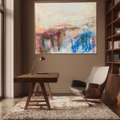 XL Framed Original Art Original Abstract Painting