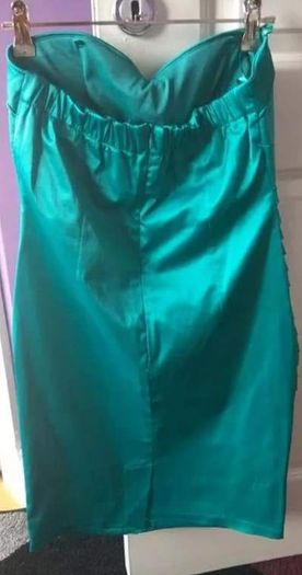 NEW QUALITY Turquise dress with adjustable straps size sm ml