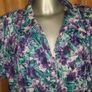 Bm Collection floral blouse size UK22 EU50 Postage included Image 3