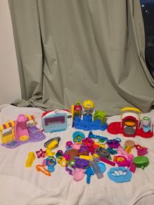 Selection of playdough sets and accessories