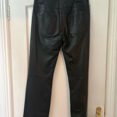 Leather (genuine) Jeans/trousers size M 12