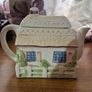 Vintage Cottage House Teapot Image 6