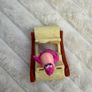Burger King The Flintstones Rollers 1993 Pt 4 Dino Part is Missing Approx. 8 cm. Used Please see photos Image 8