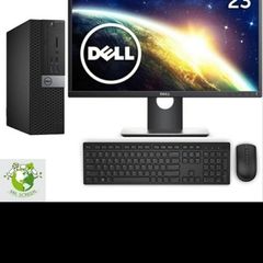 Dell opti plex 7050 sff /Intel core i7 - 6700 vpro processor quad core 16gb of ram 512gb m. 2 ssd with Dell 23" p2317h
