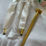 4x Gold Tapered Metal Furniture Legs 45cm 17" DIY Upcycle Sofa Table Feet legs Image 9
