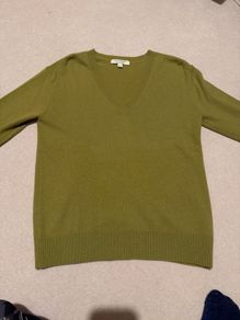 Autograph cashmere jumper leaf green Size Small