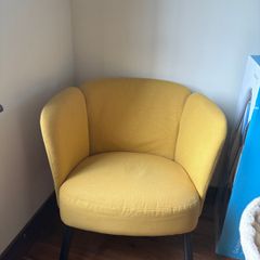 IKEA HERRAKRA Armchair Dark Yellow