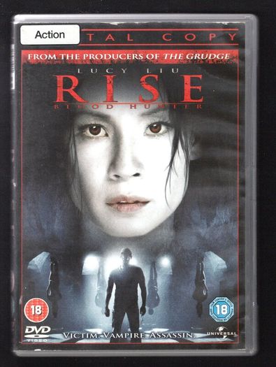 Rise Blood Hunter. DVD Movie. Staring Lucy Liu, Michael Chiklis, and Robert Forster