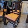 Beautiful Antique Teak Chairs x 4 Image 2