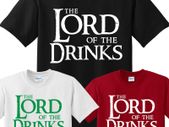 The Lord of the drinks T-shirt tee top shirt great for stag parties