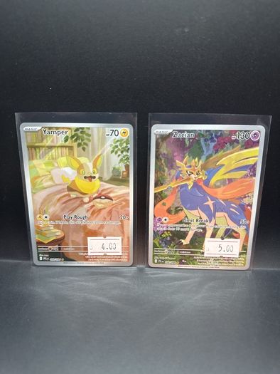 Yamper 099/094 | Zacian 100/094 Pokemon Cards