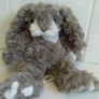 Wilberry Grey & White Plush Bunny Soft Toy Image 3
