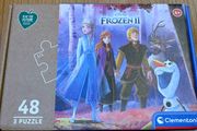 Clementoni 3 48 piece Frozen jigsaw puzzles