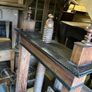 Antique book / linen press, rare piece Image 6