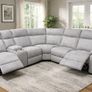 Torino Corner Dark Grey & Light Grey Recliner Sofa Image 6