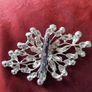 Large Diamonte Brooch Image 5