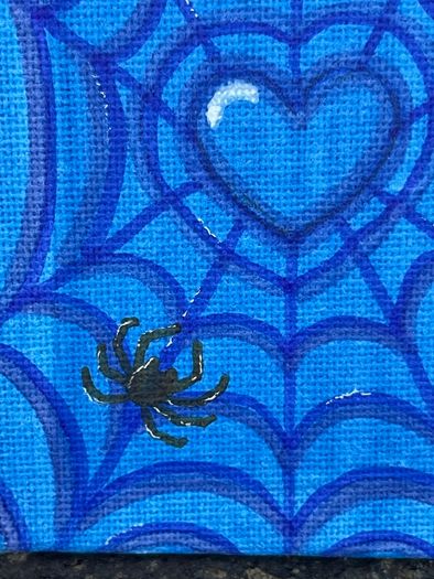 Mini Art - Original Spider Web Art Canvas