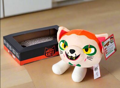 Kreepy Katz Litter Tray 10cm Kandy Soft Toy